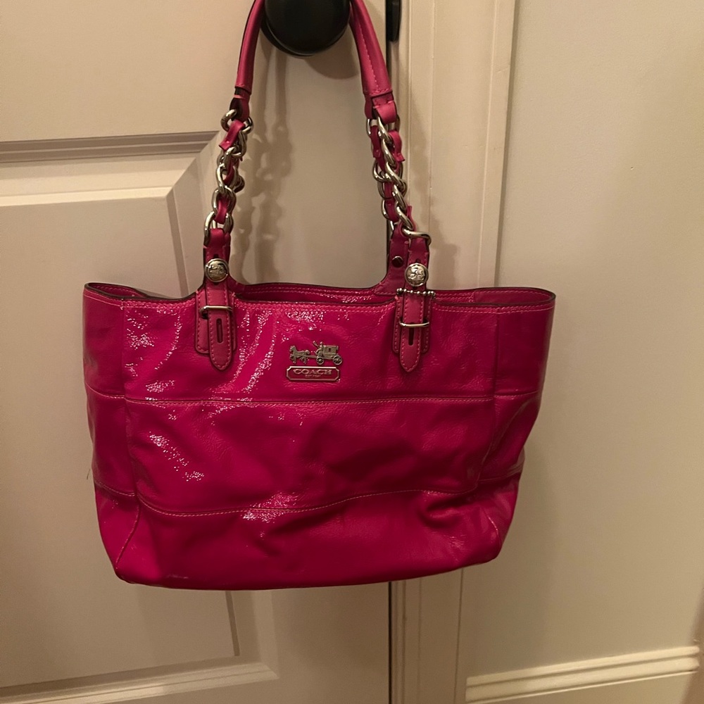 Hot Pink Coach Purse